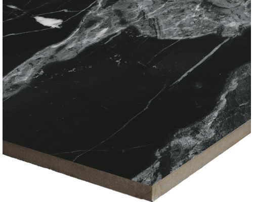 MIRAVA Wandfliese LUCCA Nero pol. 30 x 60 x 0,9 cm rektifiziert