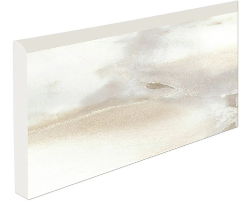 MIRAVA Sockel LUCCA Bianco Gold pol. 10 x 60 cm