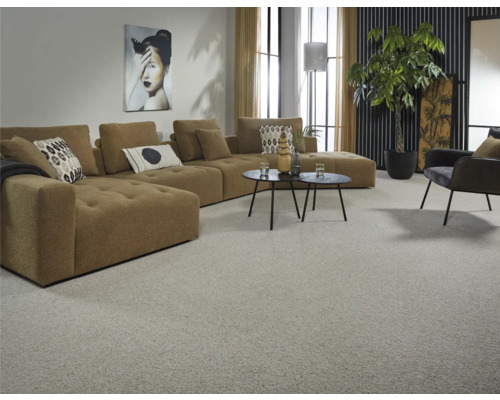 Teppichboden Schlinge Bellheim beige FB270 500 cm breit (Meterware)