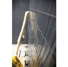 Fliesenlegerwerkzeug neben einer gefliesten Wand