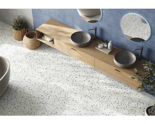 Wand- und Bodenfliese Pamesa Terrazzo grigio 60x60 cm