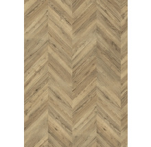 Holzboden mit Fischgrätenmuster