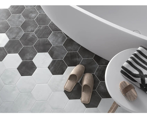 Hexagon Fliese Denia Graphite Hexa 14x16cm