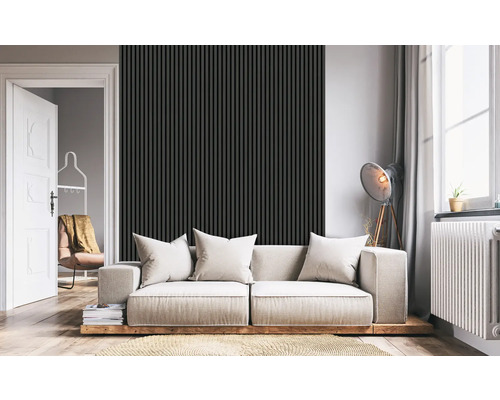 Akustikpaneel Teak einseitig foliert 2670 x 572 x 19 mm