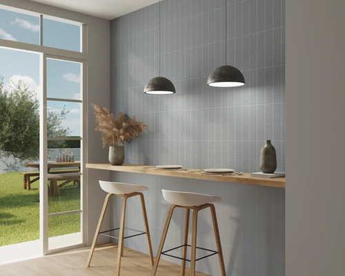 Wandfliese Van Base cielo matt 7,5x30cm