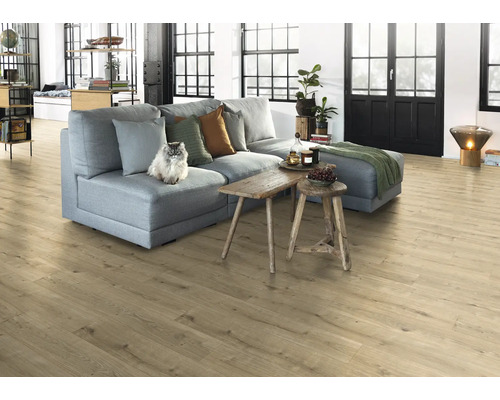 Laminat 8.0 Dunnington Eiche hell 1292 x 193 x 8 mm