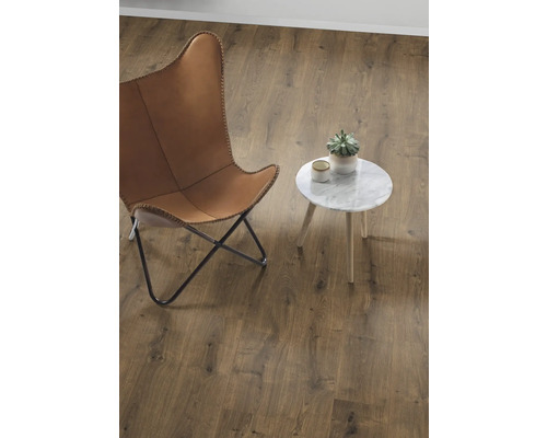 Laminat 8.0 Dunnington Eiche dunkel 1292 x 193 x 8 mm
