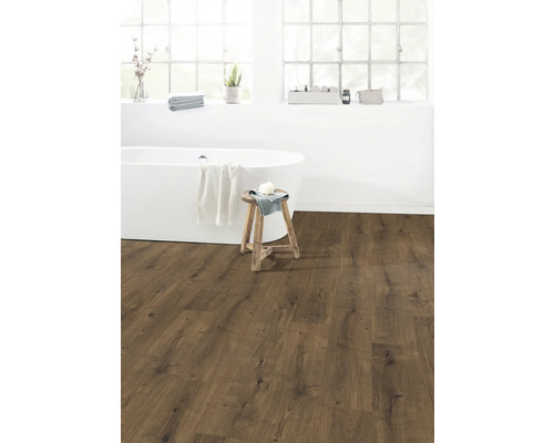 Laminat 8.0 Dunnington Eiche dunkel 1292 x 193 x 8 mm