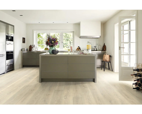Laminat 10.0 Luena Eiche sandbeige 2050 x 246 x 10 mm