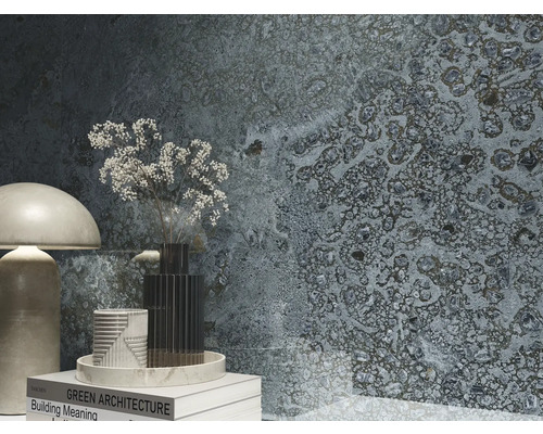 Feinsteinzeug Wand- und Bodenfliese Wandfliese Atoll 60 cm x 120 cm x 0,9 cm glänzend rektifiziert