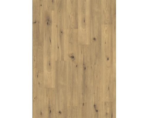 Helle Eichenholzdiele mit natürlichen Astlöchern für Bodenbelag