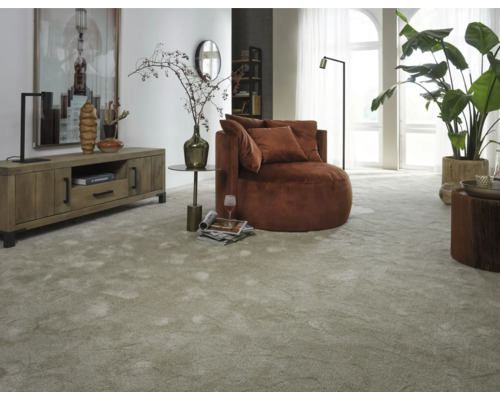 Teppichboden Shaggy Perfect beige FB73 400 cm breit (Meterware)
