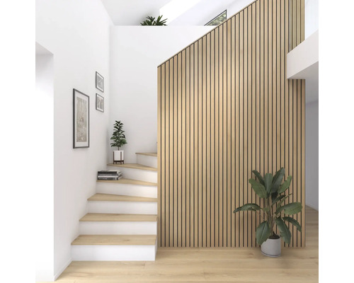 Fjordwall Akustikpaneel LUX Eiche 2400 x 600 x 20 mm