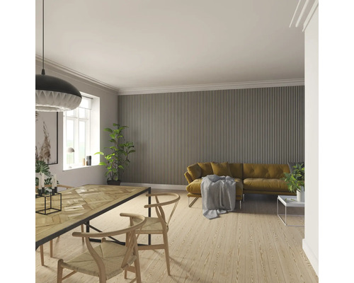 Fjordwall Akustikpaneel Linoleum Hellgrau 2400 x 600 x 20 mm