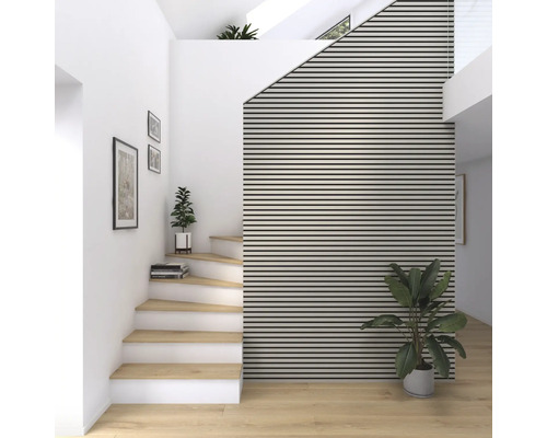 Fjordwall Akustikpaneel Linoleum Hellgrau 2400 x 600 x 20 mm