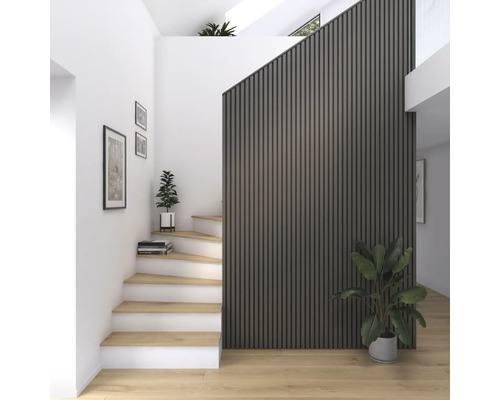 Fjordwall Akustikpaneel Linoleum Schiefer 2400 x 600 x 20 mm