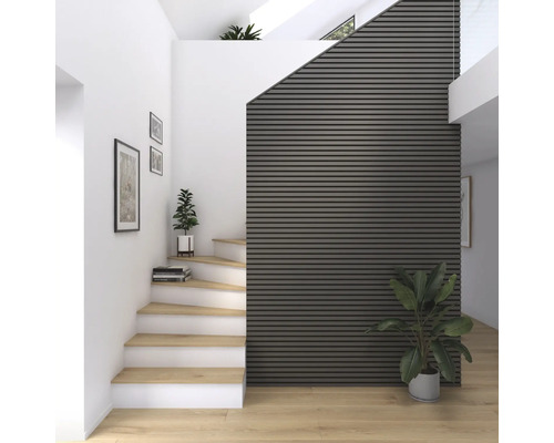 Fjordwall Akustikpaneel Linoleum Schiefer 2400 x 600 x 20 mm