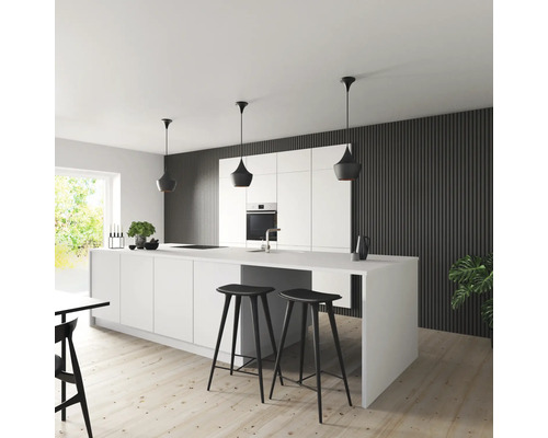 Fjordwall Akustikpaneel Linoleum Schiefer 2400 x 600 x 20 mm
