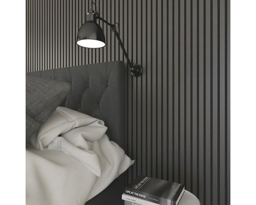 Fjordwall Akustikpaneel Linoleum Schiefer 2400 x 600 x 20 mm