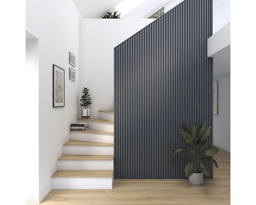 Fjordwall Akustikpaneel Linoleum Petrolblau 2400 x 600 x 20 mm