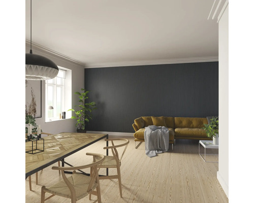 Fjordwall Akustikpaneel Linoleum Petrolblau 2400 x 600 x 20 mm