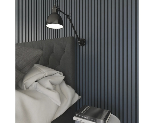 Fjordwall Akustikpaneel Linoleum Petrolblau 2400 x 600 x 20 mm