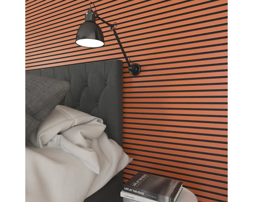 Fjordwall Akustikpaneel Linoleum Orange 2400 x 600 x 20 mm