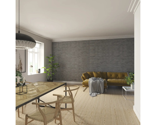 Fjordwall Akustikpaneel Laminat Betongrau 2400 x 600 x 20 mm