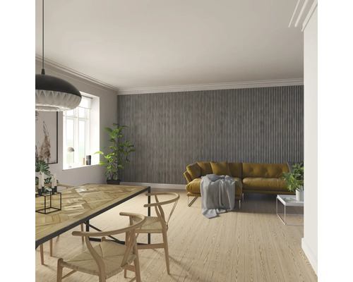 Fjordwall Akustikpaneel Laminat Betongrau 2400 x 600 x 20 mm
