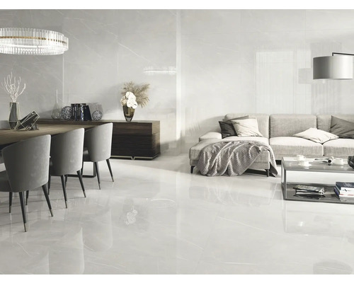 Feinsteinzeug Wand- und Bodenfliese Always Pearl Pulido 120x120 cm