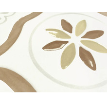 Dekorative Fliese mit floralem Muster für Wand- und Bodengestaltung