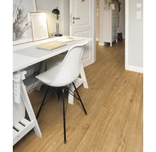 Arbeitszimmer mit Schreibtisch, Stuhl und Holzboden