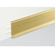 Sockelleiste aus Holz mit Clipbefestigung an einer Wand