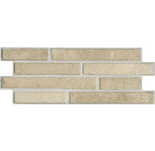 Produktbild: Feinsteinzeug Verblendstein Klimex UltraStrong Long Brick Sahara creme 40x16,6 cm