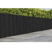 Gartenansicht mit Zaun aus Holz