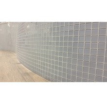 Wandgestaltung mit Mosaikfliesen aus Glas