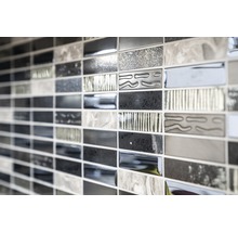 Mosaikfliese mit strukturierter Oberfläche für Wandgestaltung