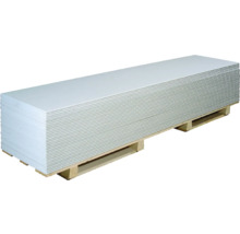 Palette mit Gipskartonplatten