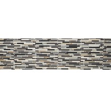 Mosaikfliese mit rechteckigen Steinen aus Stein und Glas