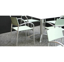 Gartentischgruppe mit Tisch und Stühlen aus Metall