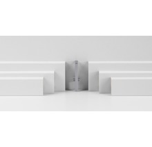 Sockelleisten mit Montageclip zur Wandbefestigung