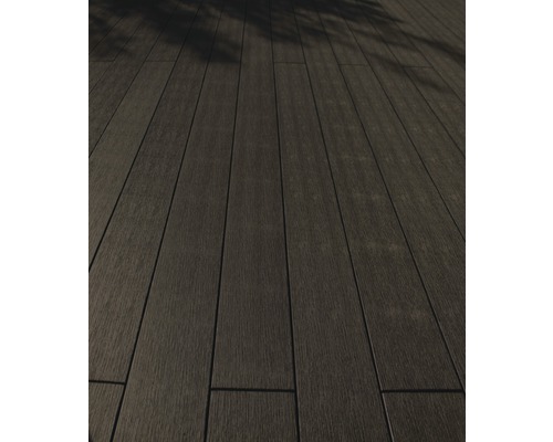 Produktbild 3 (groß) Nahaufnahme von dunklen Terrassendielen