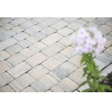 Verlegung von Pflastersteinen im Außenbereich