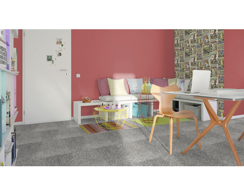 Teppichboden Shaggy Perfect grau FB175 500 cm breit (Meterware)