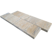 Rechteckige Pflastersteine aus Beton