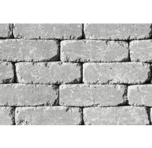 Mauer aus Pflastersteinen