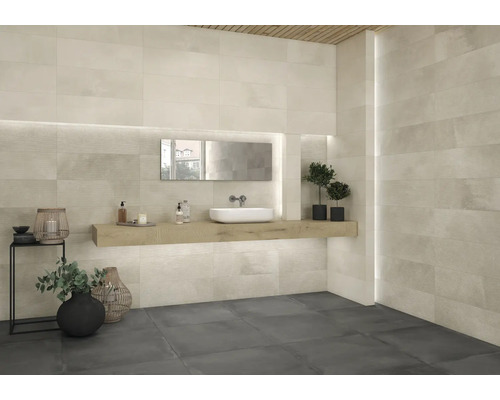 Bodenfliese Argenta Laurent plumb 90x90cm rektifiziert