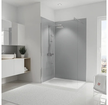 Modernes Badezimmer mit ebenerdiger Dusche, Waschtisch und Teppich
