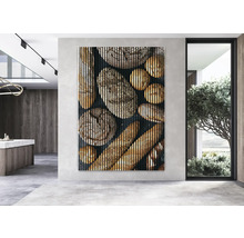 Dekoratives Wandbild mit Brot-Motiv in einem modernen Raum