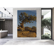 Wandbild mit Baum auf Leinwand in modernem Interieur